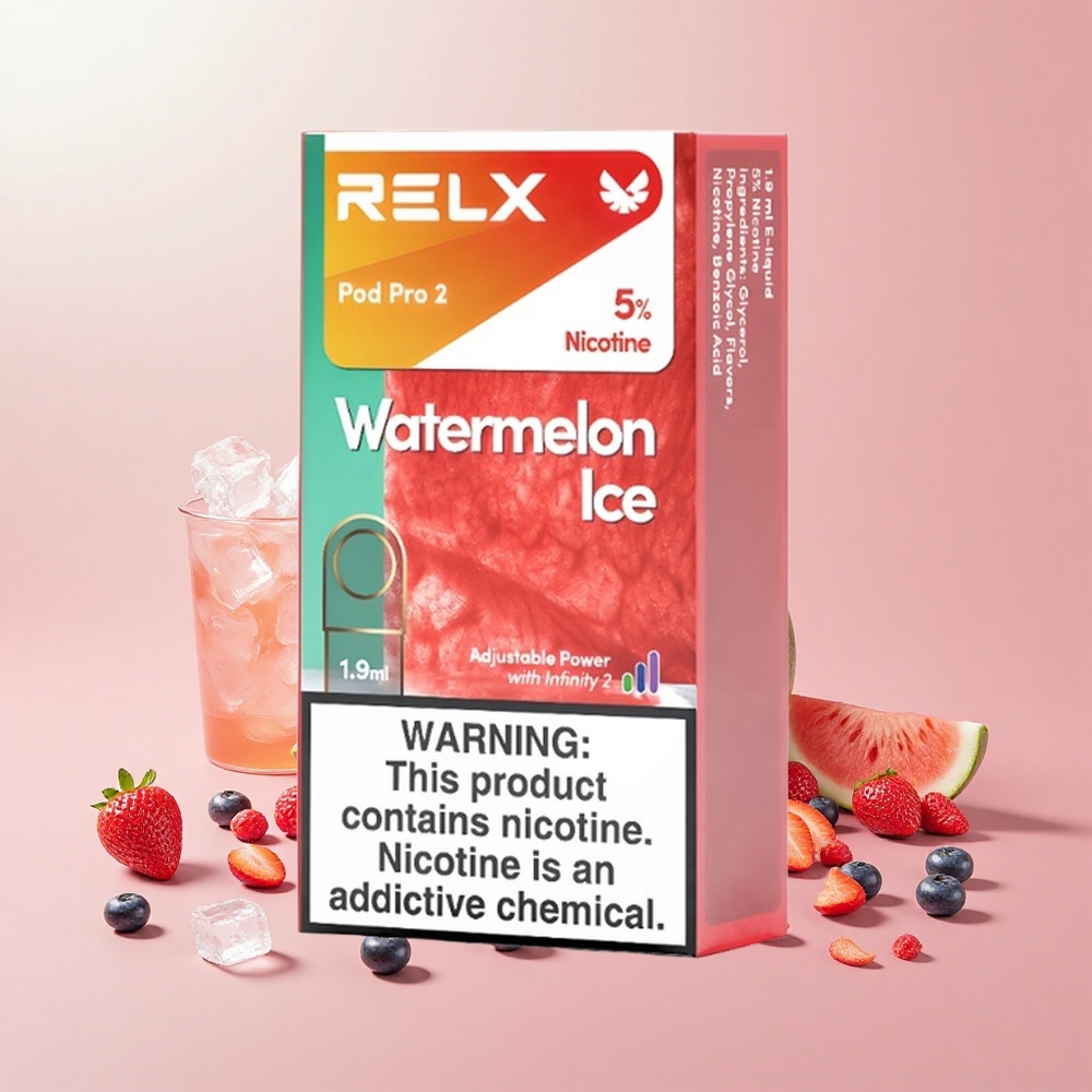 Relx Pod Pro 2 600 Puff 1.9ml 3 Fokozatú Dinnyejeg