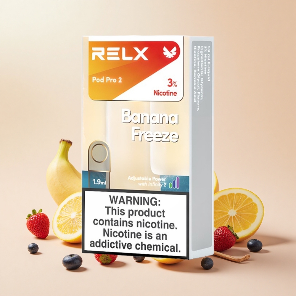 Relx Pod Pro 2 600 Puff 1.9ml 3 Mód Banán Fagy