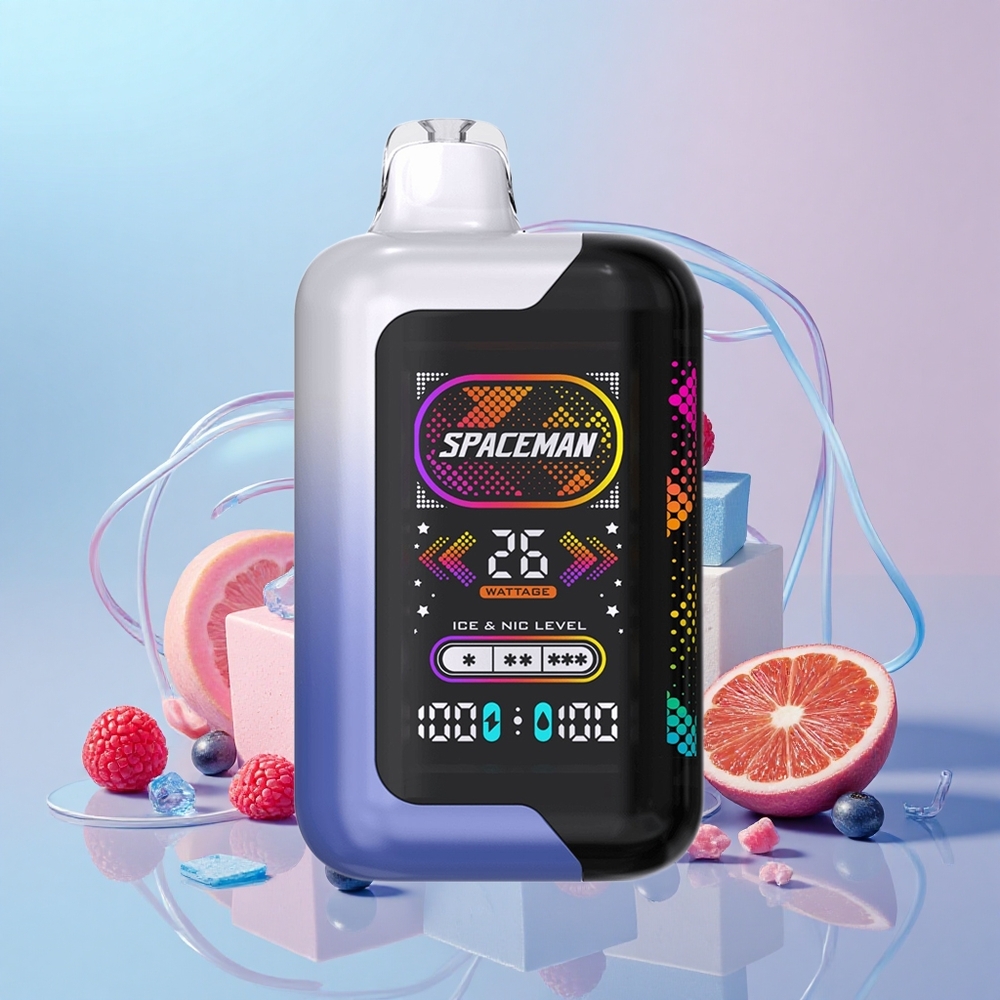 SMOK SPACEMAN SP40000 2 száj 1000mAh 20ml Kék Málna Jég