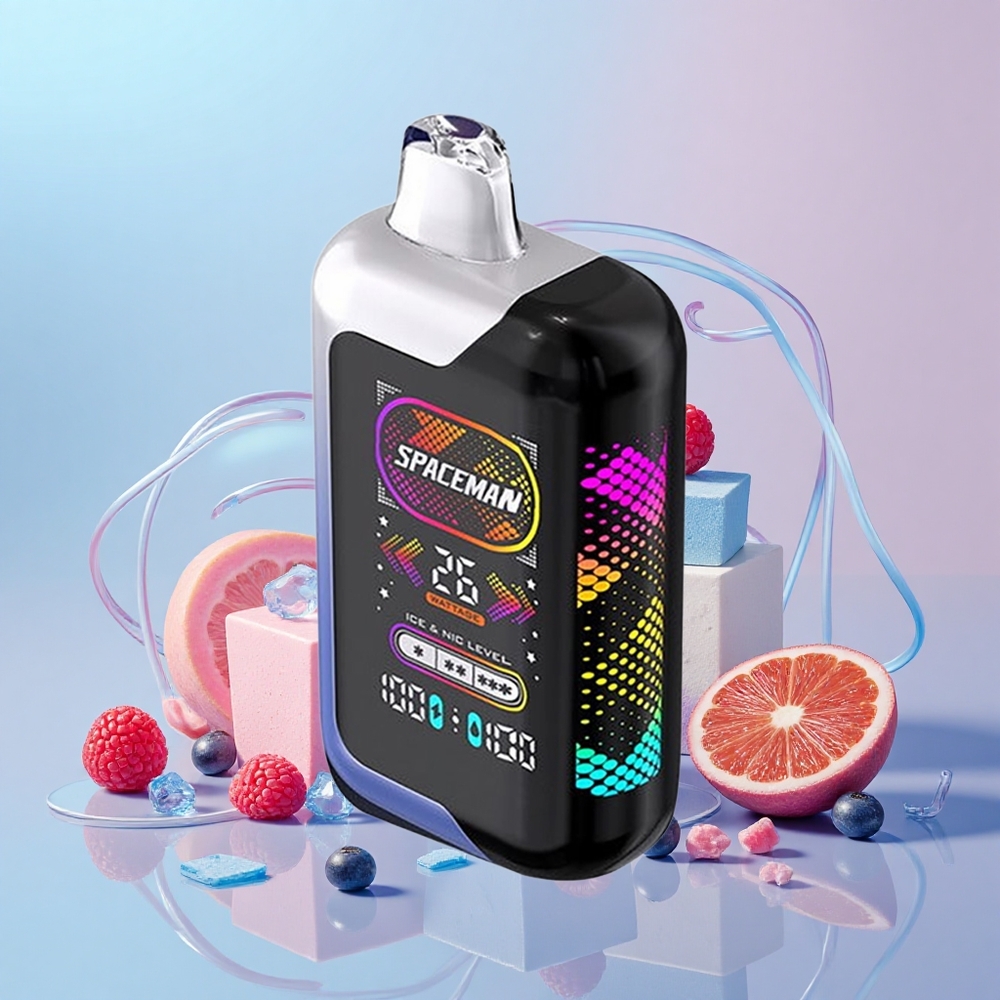 SMOK SPACEMAN SP40000 2 száj 1000mAh 20ml Kék Málna Jég