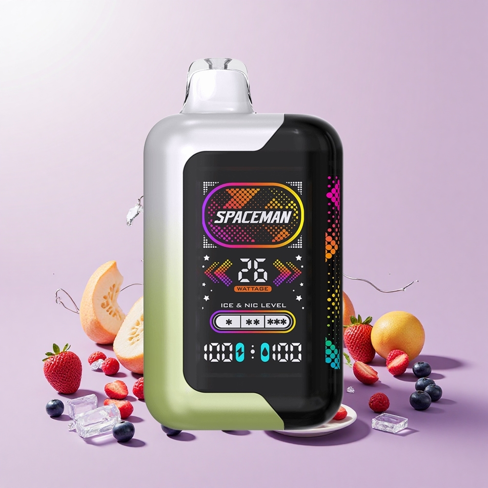 SMOK SPACEMAN SP40000 Két Száj 1000mAh 20ml Fehér Szőlő Jég