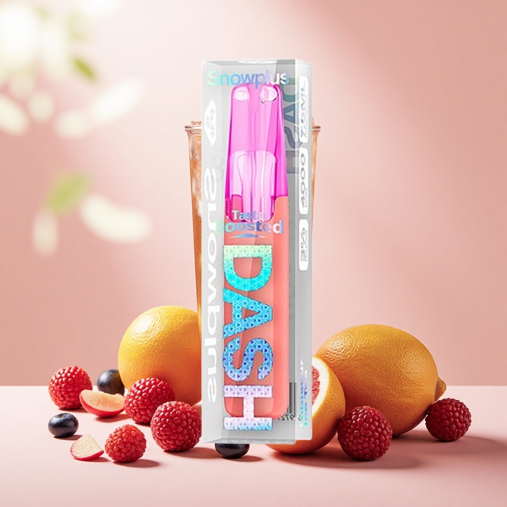 Snowplus Dash 4000 Puff Kerámia 530 mAh 7,5 ml Hibiszkusz Jégtea