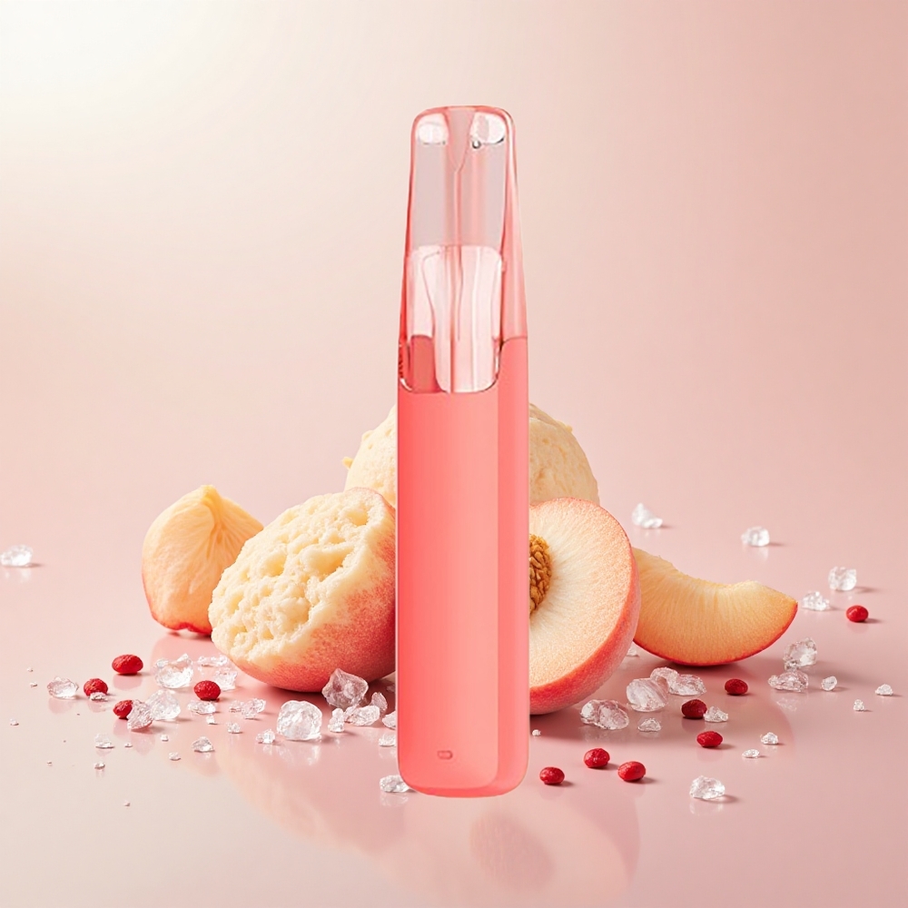 Snowplus Dash 4000 Puff Kerámia 7,5ml Őszibarack Jég