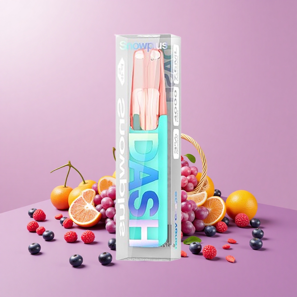 Snowplus Dash 4000 Puff Kerámia Atomizálós 7.5 ml Savanyú Szőlő