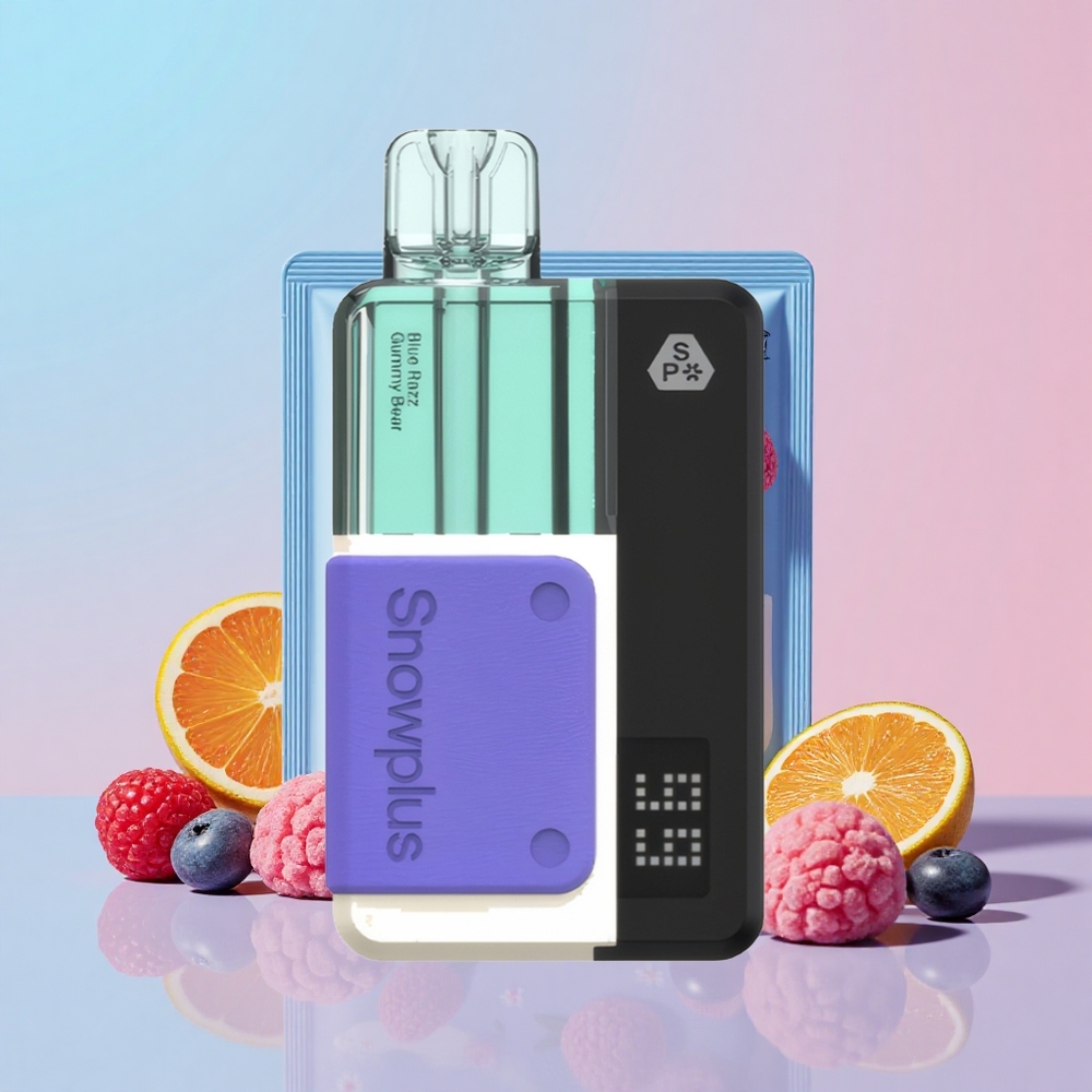 Snowplus Swift 15000 Puff Duo Mesh 1000mAh 2+10ml Kék Málna Gumimaci