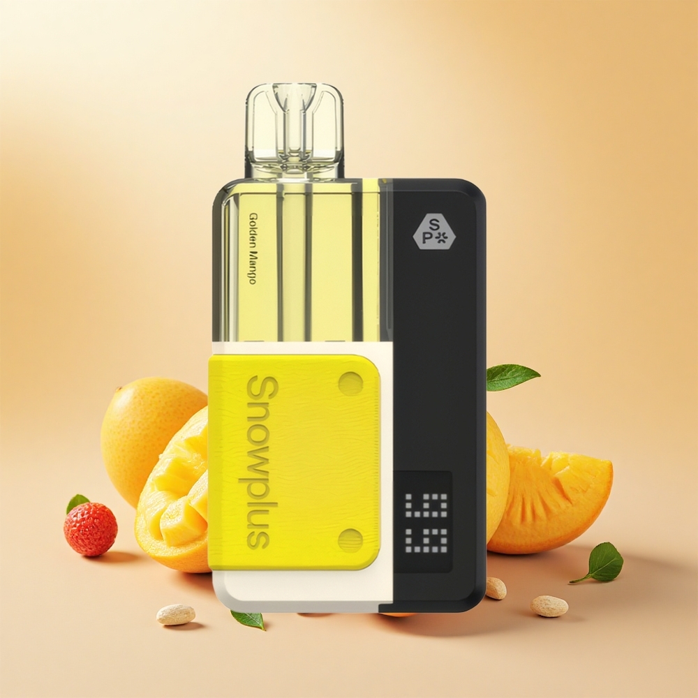 Snowplus Swift 15000 Puff Újratölthető Akku + Cserélhető 2+10ml Tank Arany Mangó