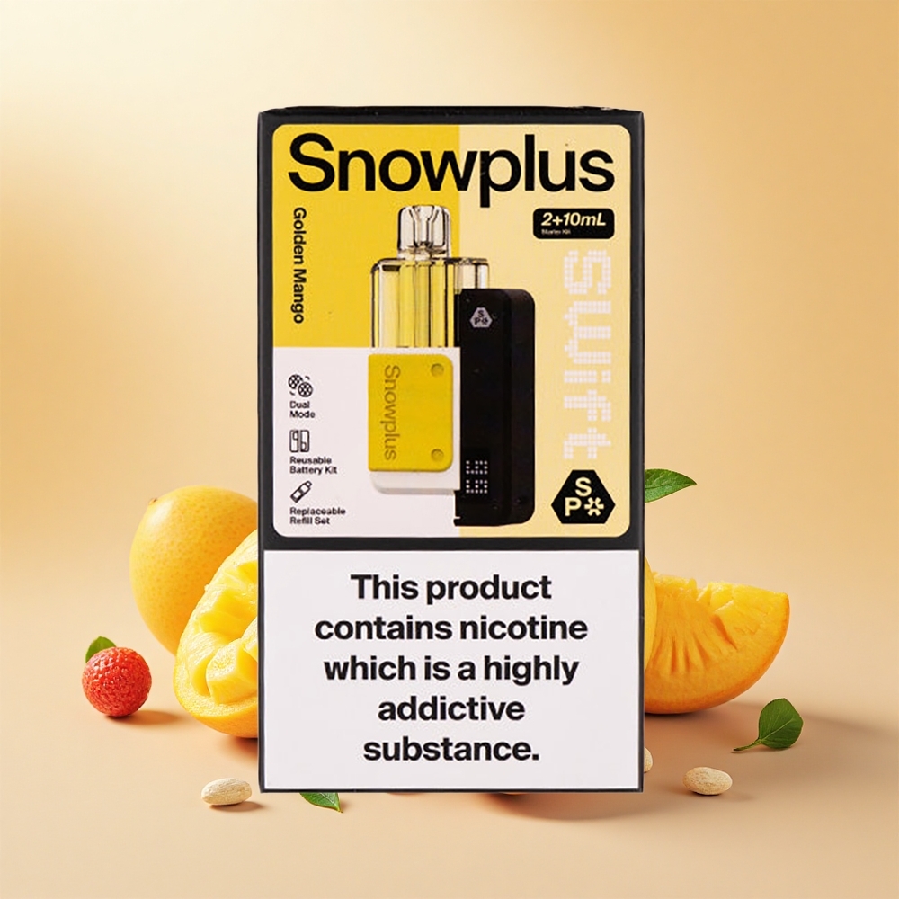 Snowplus Swift 5000 Puffs Dual Mesh 1000mAh Arany Manga