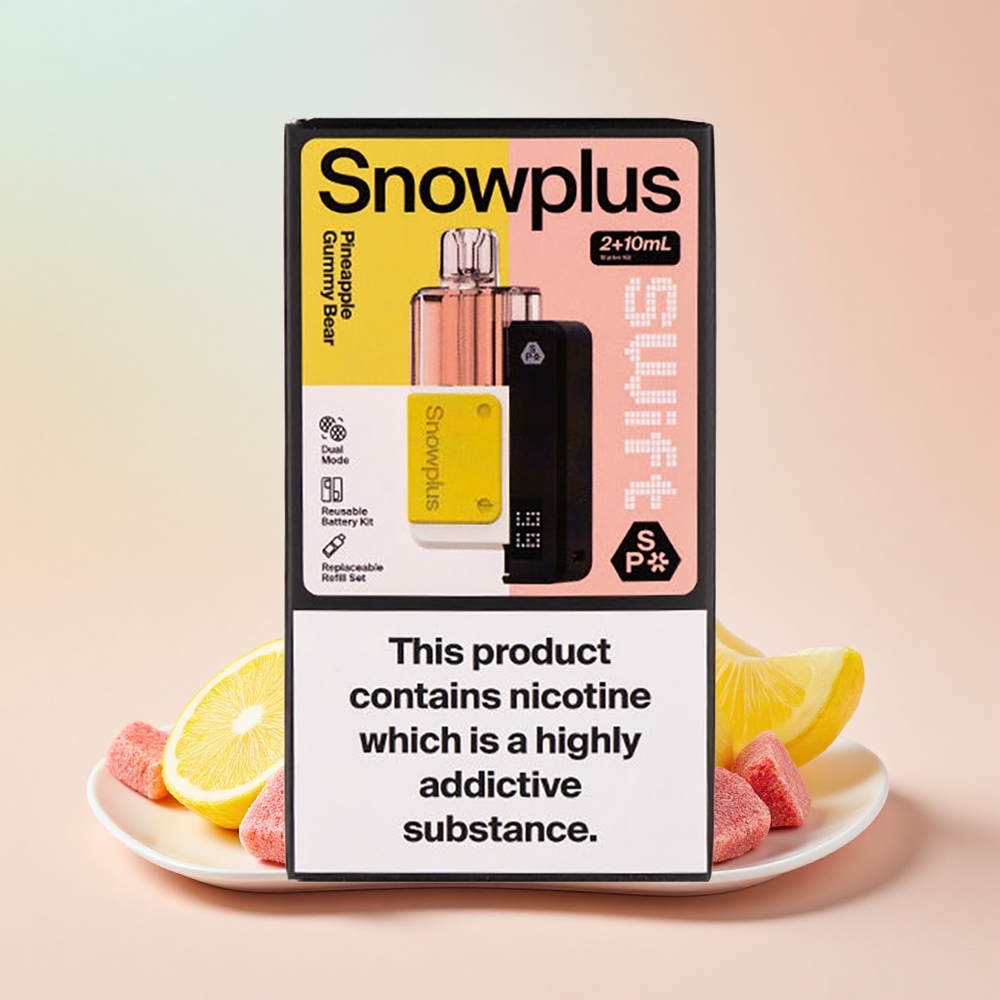 Snowplus Swift 5000 Puffs Dupla Háló 1000 mAh Ananászos Gumicukor Medve