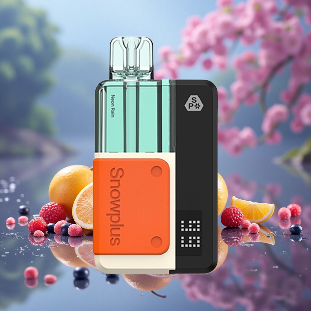 Snowplus Swift 5000 Puffs Kettős Háló 1000 mAh Neon Eső