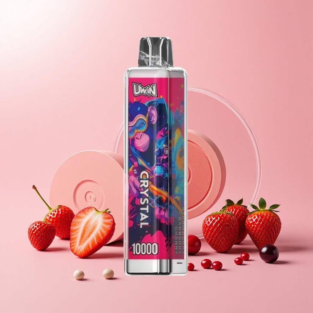 Uwin Crystal 10000 Puff RGB Eper Málna Cseresznye