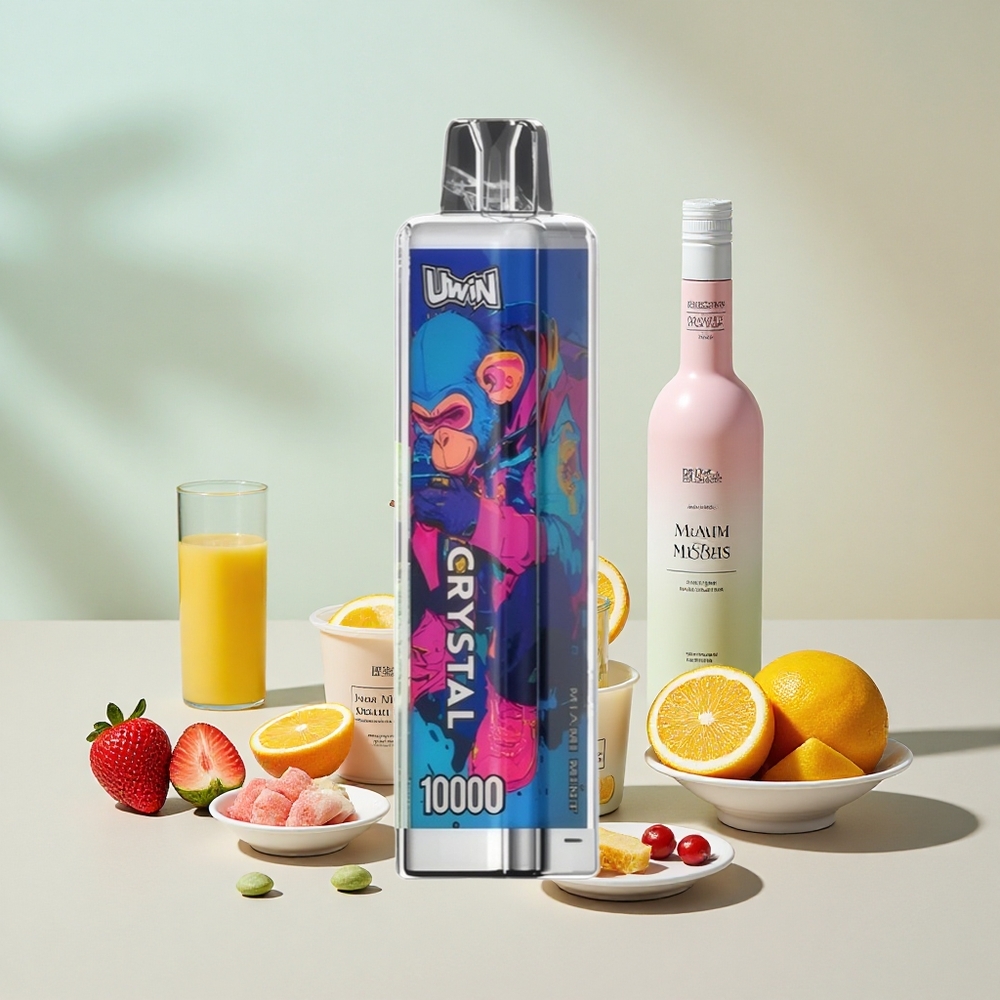 Uwin Crystal 10000 Puff RGB Miami Menta Eldobható Vape