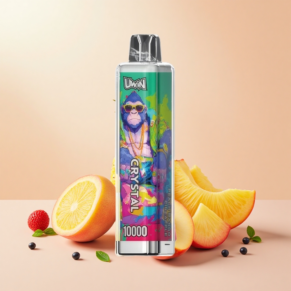 Uwin Crystal 10000 Puff RGB Őszibarack Manga Ananász