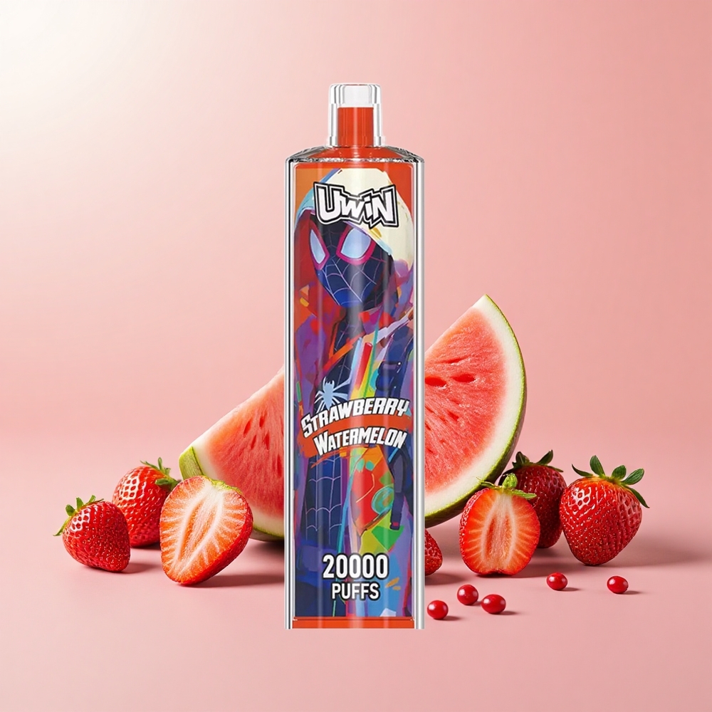 Uwin Shisha Hookah Crystal 20000 Puff DTL Mesh 0% Eper-Görögdinnye