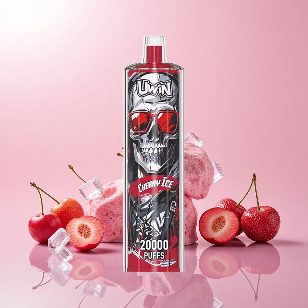 Uwin Shisha Hookah Crystal 20000 Puff Mesh Type-C 22ml Cseresznye Jég