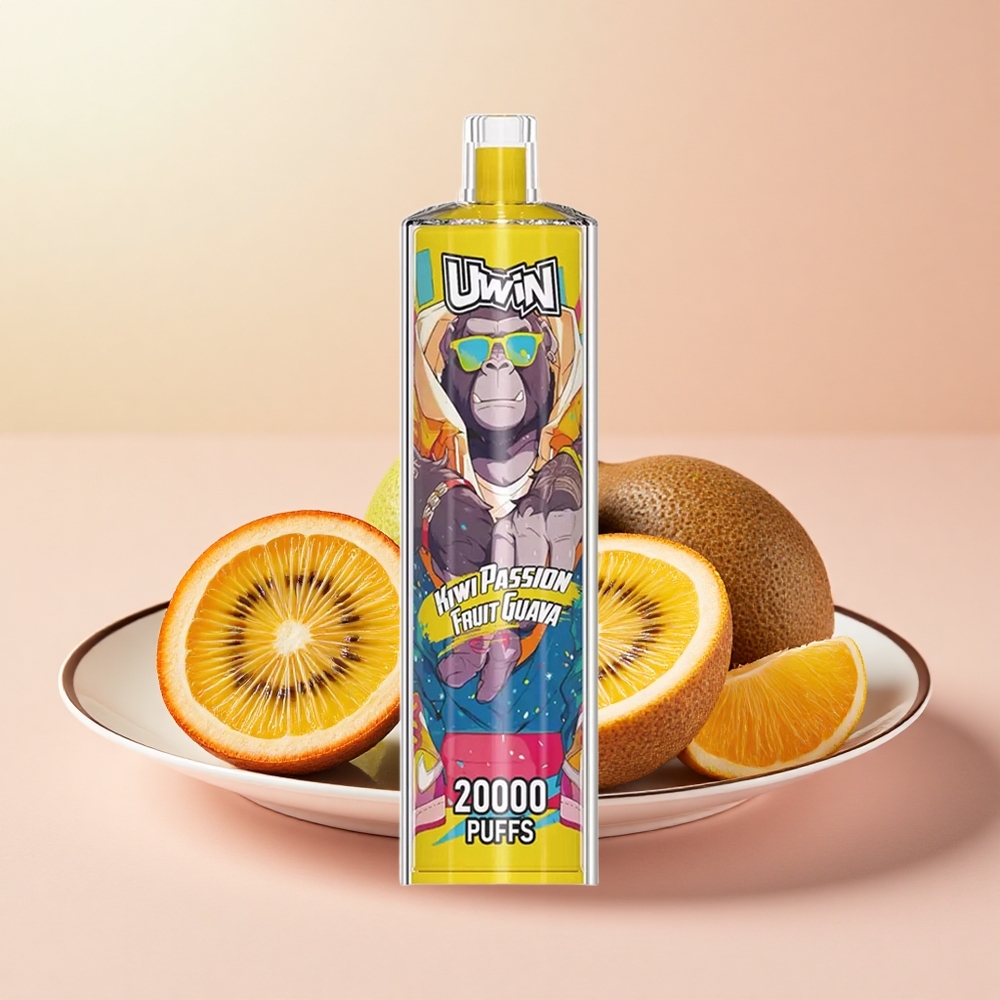Uwin Shisha Hookah Crystal 20000 Puff Mesh Type-C Kivi Passiógyümölcs Guava