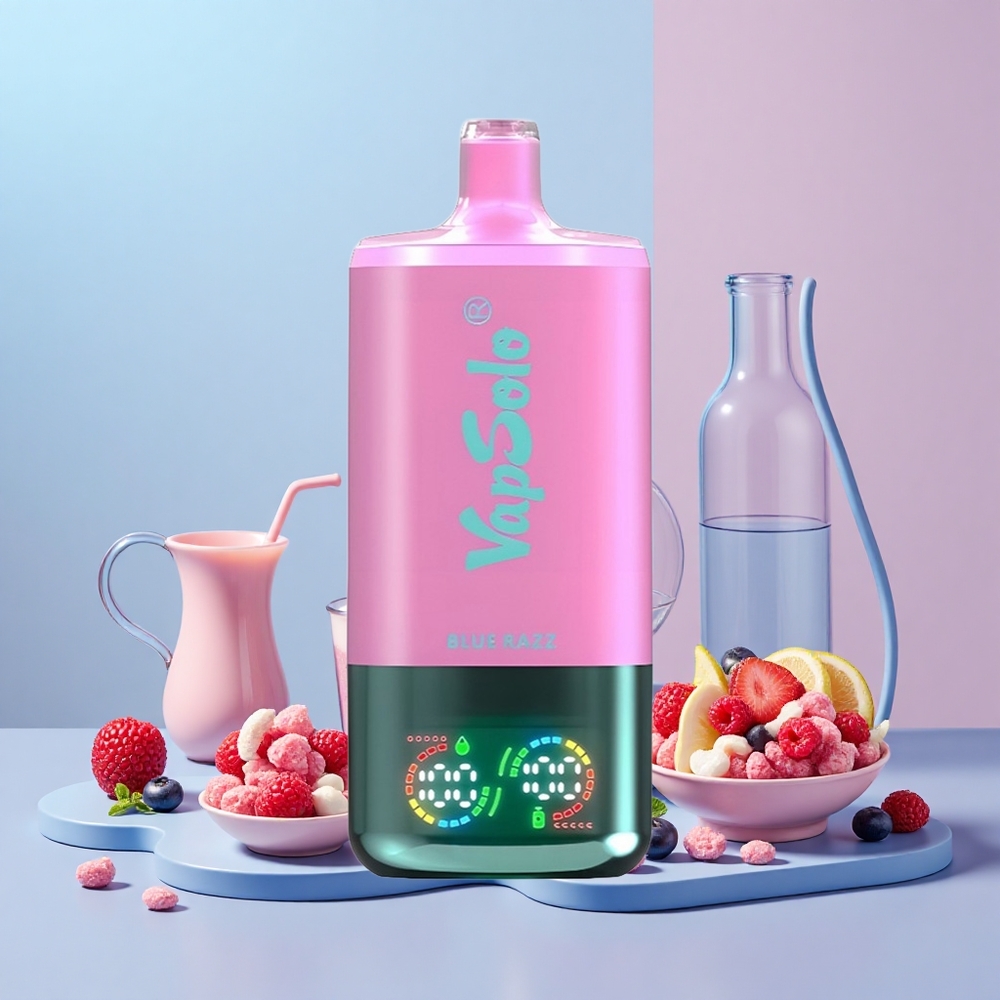 VapSolo Triple 30000 Puff 40ml 3 Tartály Kék Áfonya