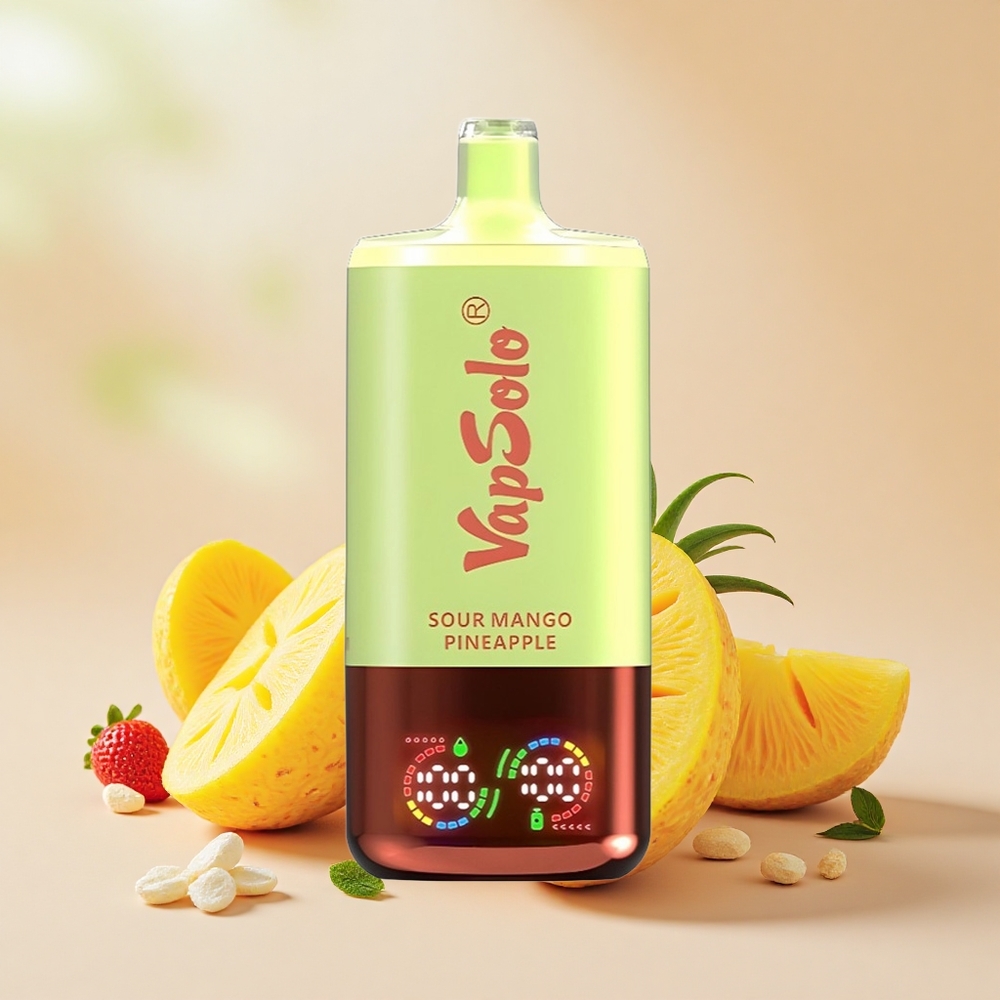 VapSolo Triple 30000 Puff 40ml 3 tartály Sárga Manga-Ananász