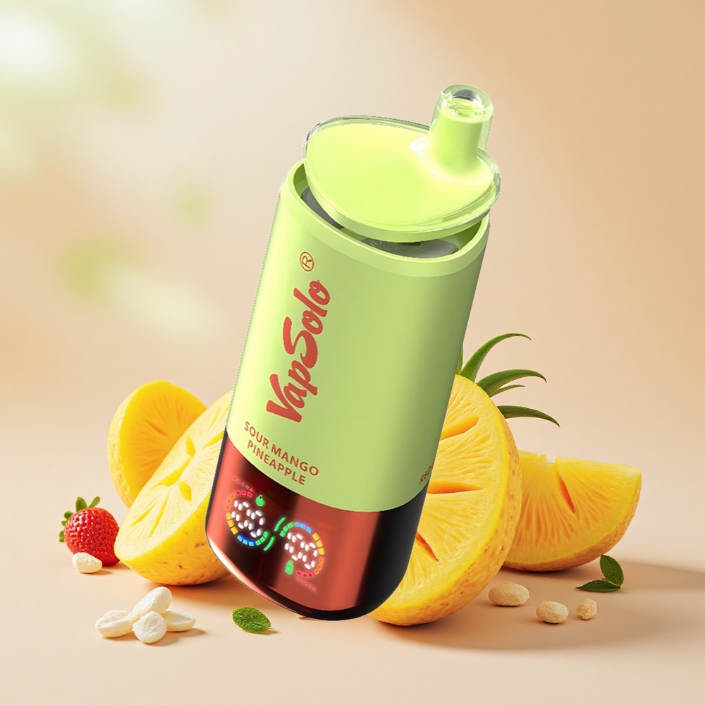 VapSolo Triple 30000 Puff 40ml 3 tartály Sárga Manga-Ananász