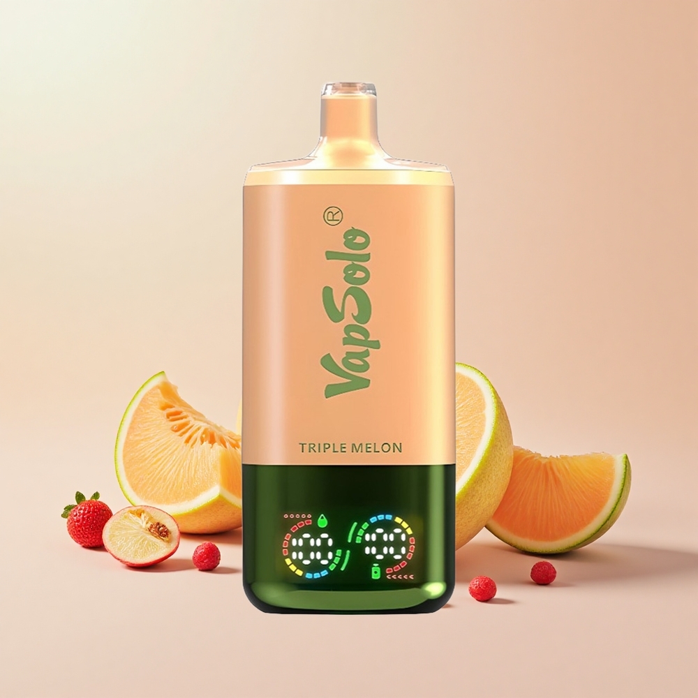 VapSolo Triple 30000 Száj 3-Tank Type-C Hármas Sárgadinnye