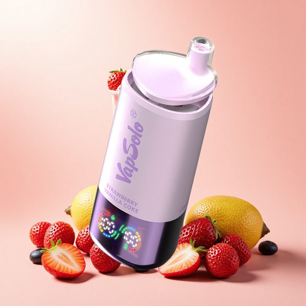 VapSolo Triple 30000 Száj 40ml Eper Vanília Kóla