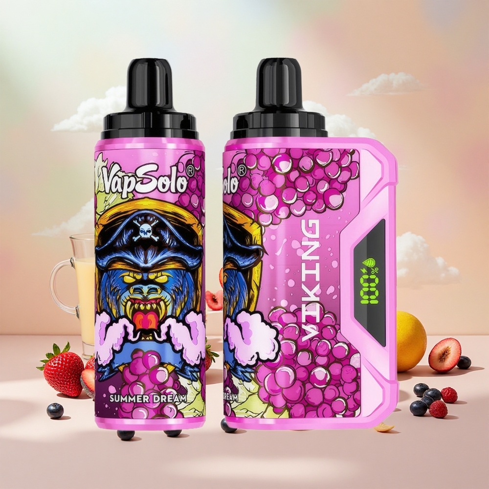 VapSolo VIKING 12000 Puff Típus-C Kijelzős Nyári Álom