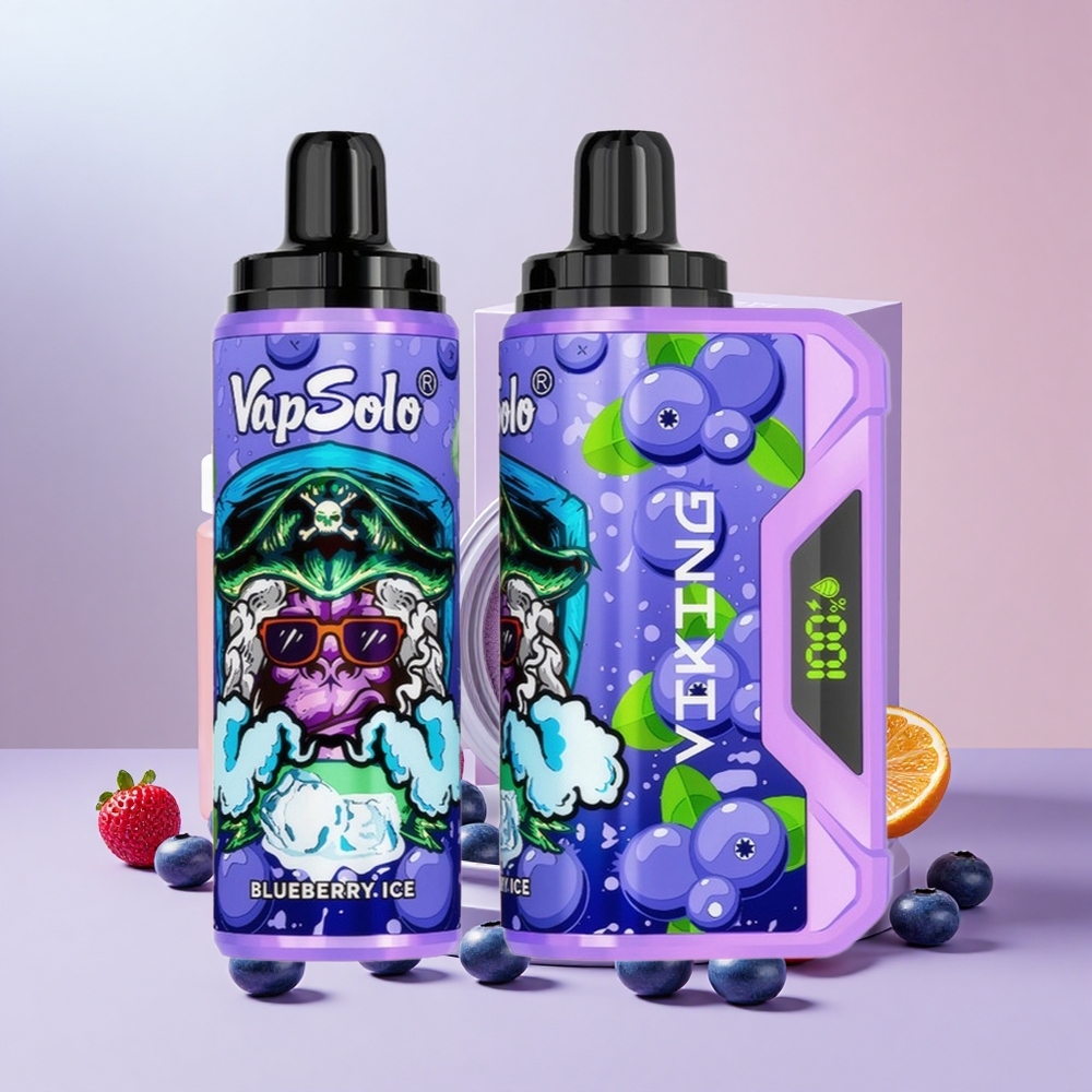 VapSolo VIKING 12000 Száj LED Típus-C Áfonya