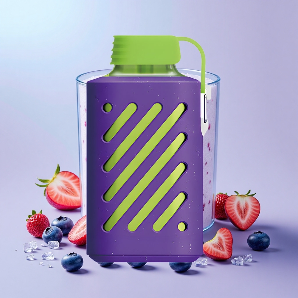 VOZOL GEAR 10000 Puff PCR Anyagok 20ml E-liquid Áfonya Jég