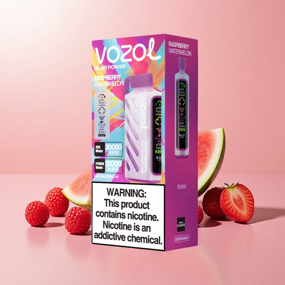 VOZOL Gear Power 20000 S.i.L.C. Tech Dual Mesh Málna Görögdinnye