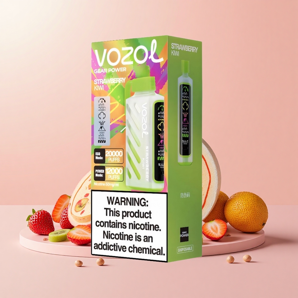 VOZOL Gear Power 20000 S.i.L.C. Tech Kettős Háló Eper Kiwi