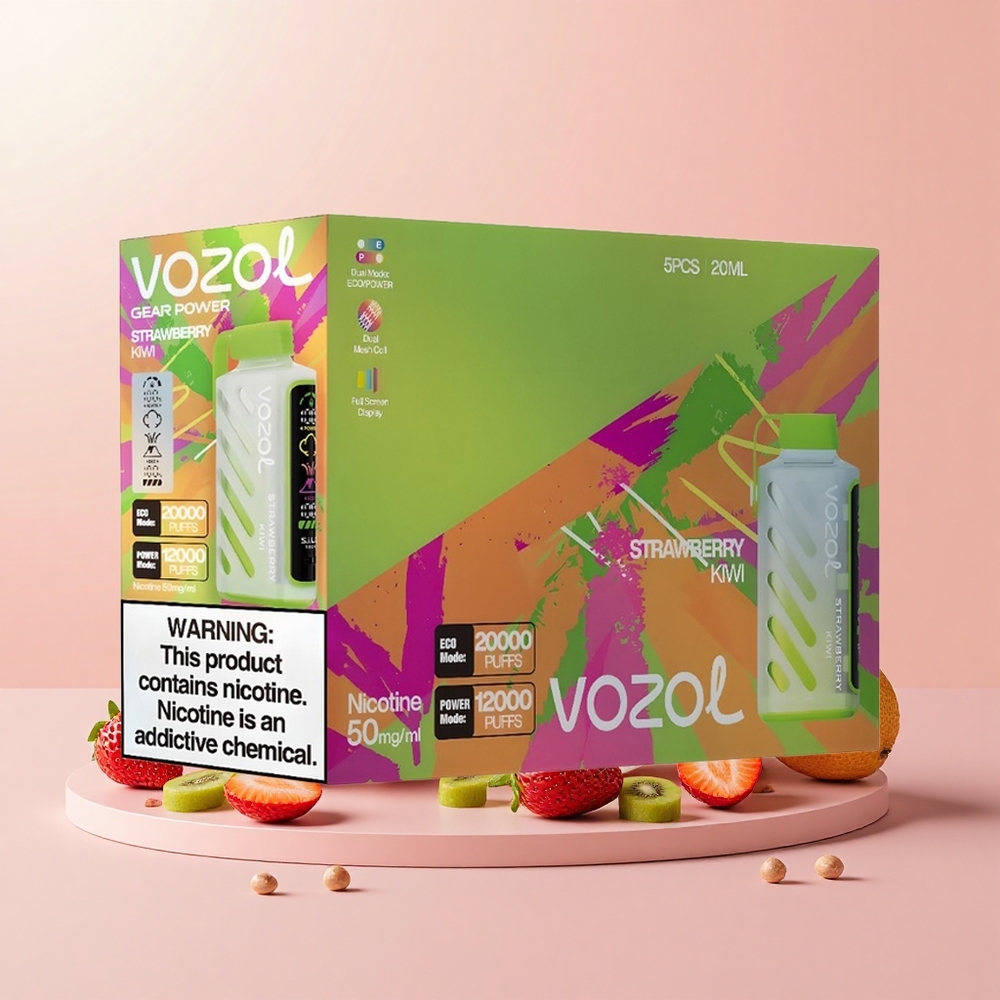 VOZOL Gear Power 20000 S.i.L.C. Tech Kettős Háló Eper Kiwi