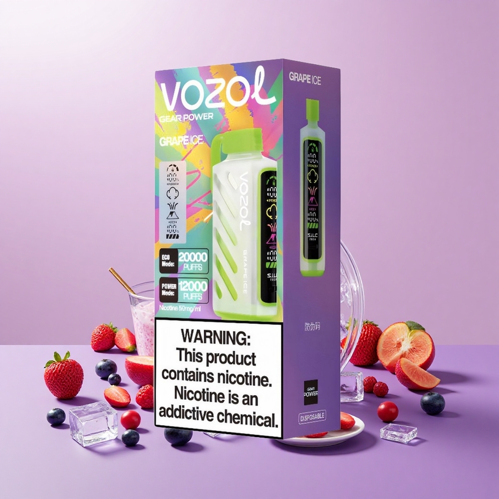 VOZOL Gear Power 20000 S.i.L.C. Tech Kettős Hálószifon Szőlőjég