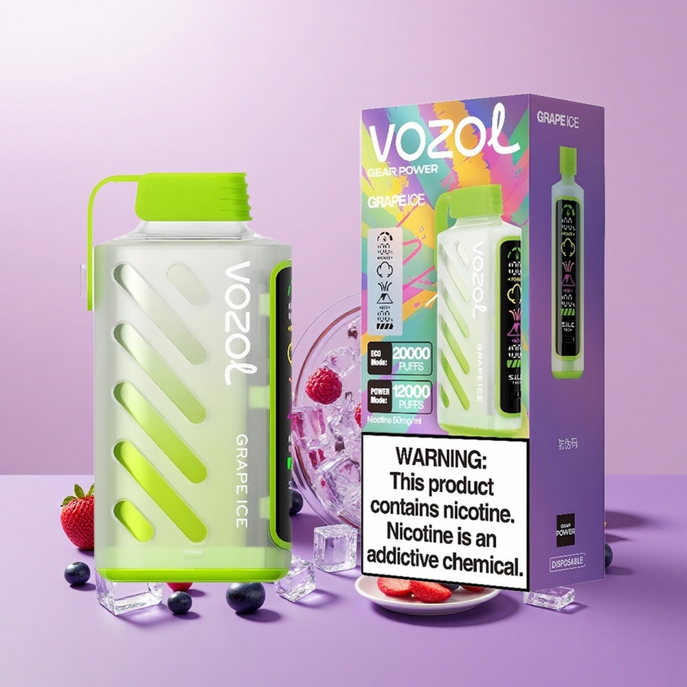 VOZOL Gear Power 20000 S.i.L.C. Tech Kettős Hálószifon Szőlőjég