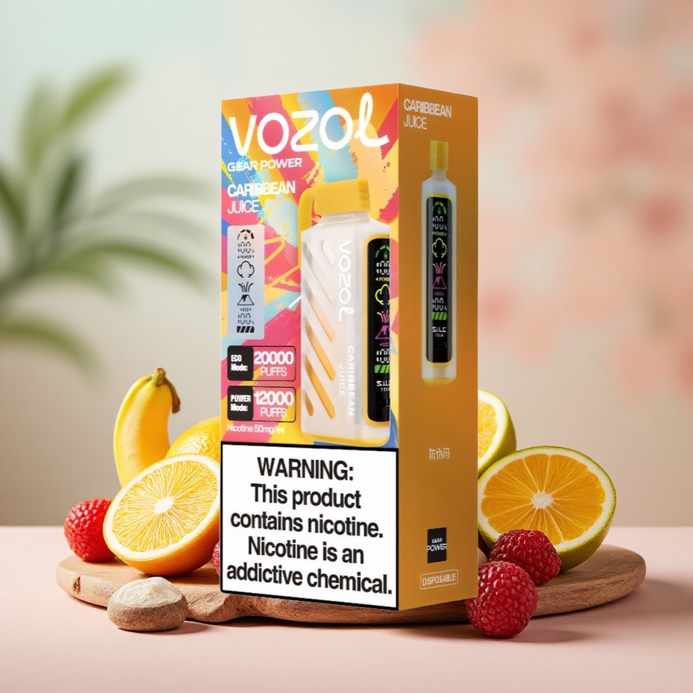 VOZOL Gear Power 20000 S.i.L.C. Tech Kettős Rács Karib Gyümölcslé
