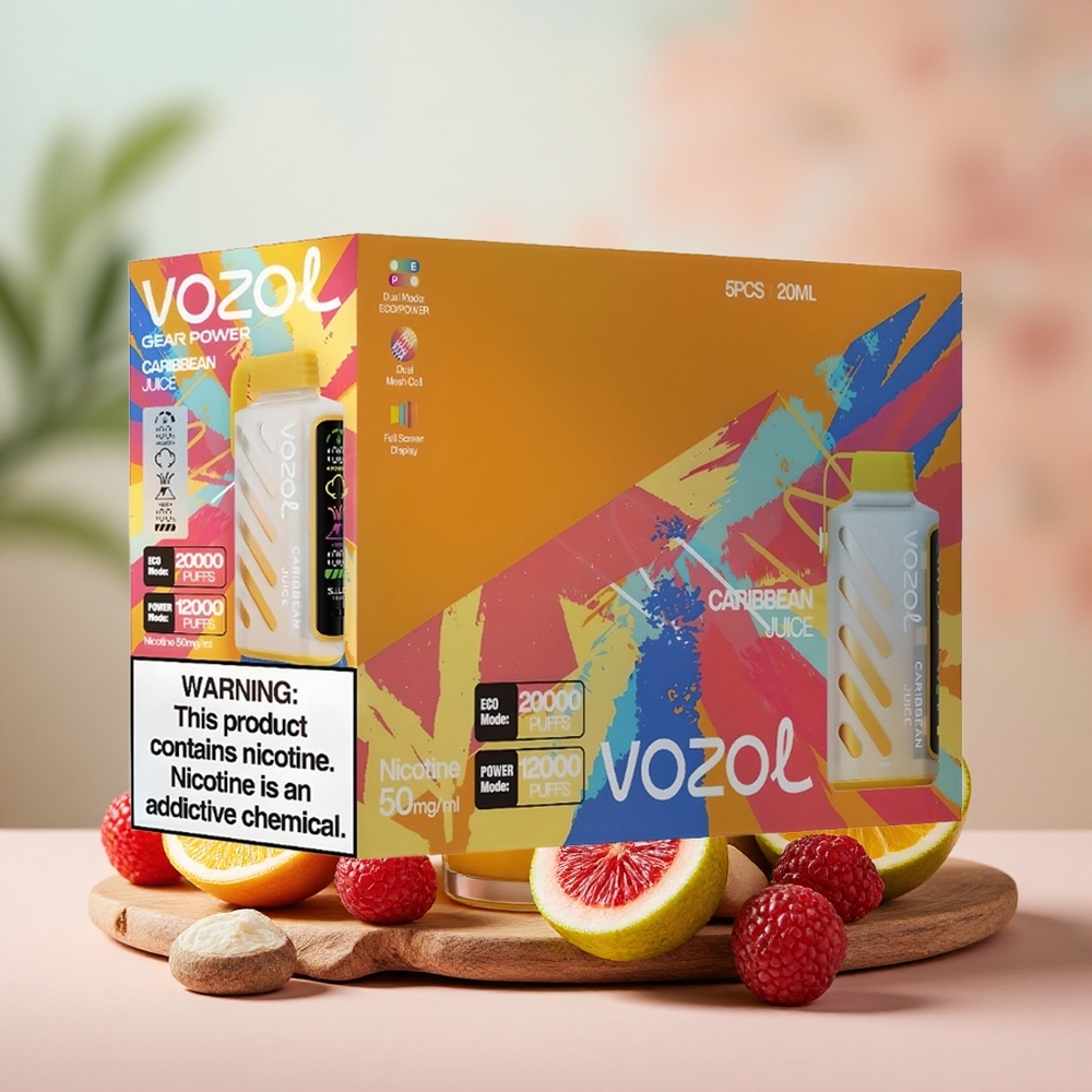 VOZOL Gear Power 20000 S.i.L.C. Tech Kettős Rács Karib Gyümölcslé