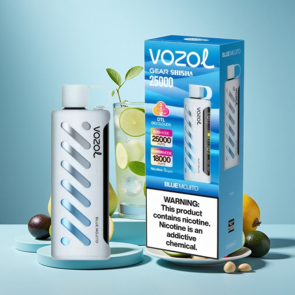 VOZOL Gear Shisha 25000 Puff Kettős Módos Kék Mohito