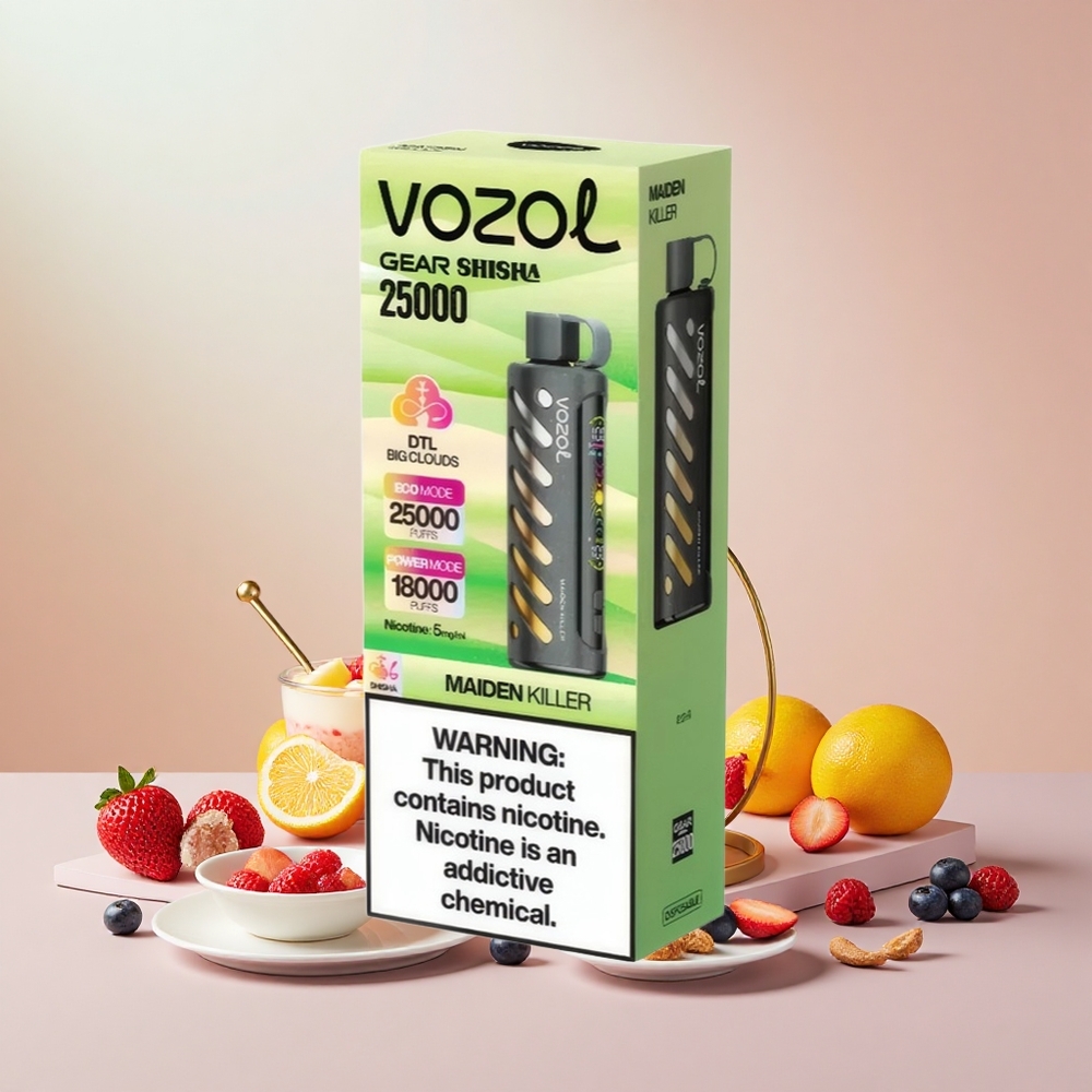 VOZOL Gear Shisha 25000 Puff S.i.L.C Tech Dupla Mód 5mg/ml 30 Finom Íz