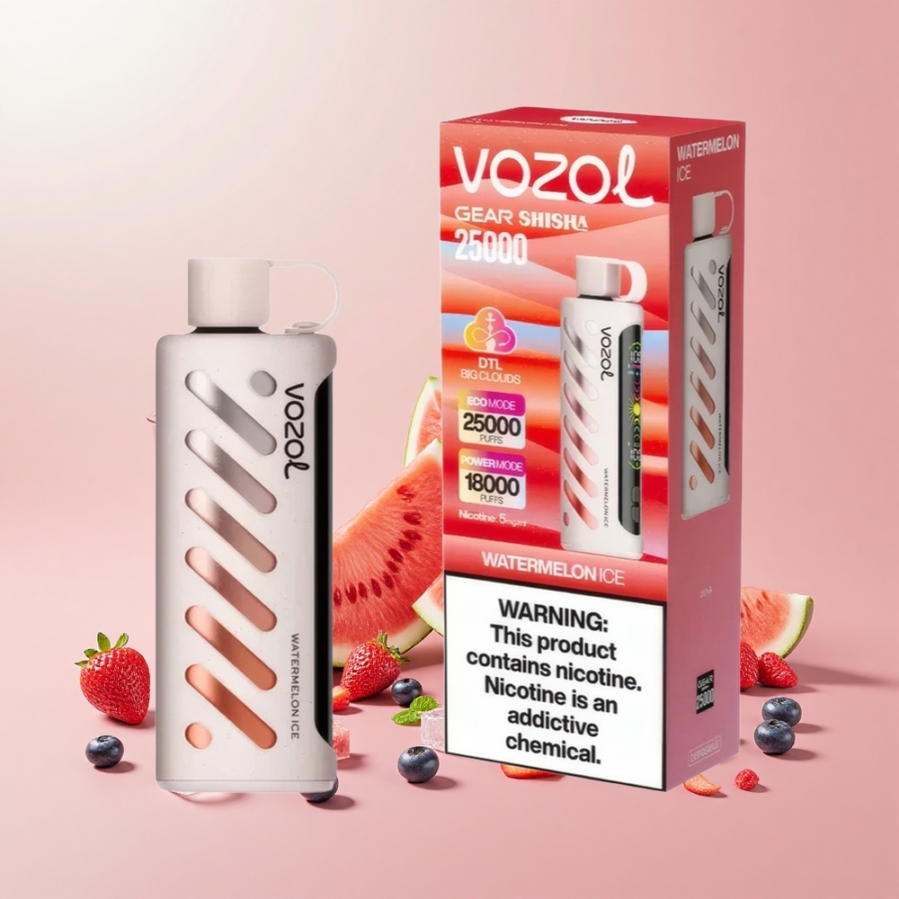 VOZOL Gear Shisha 25000 Puffs Dual Mesh Vízdinnye Jég