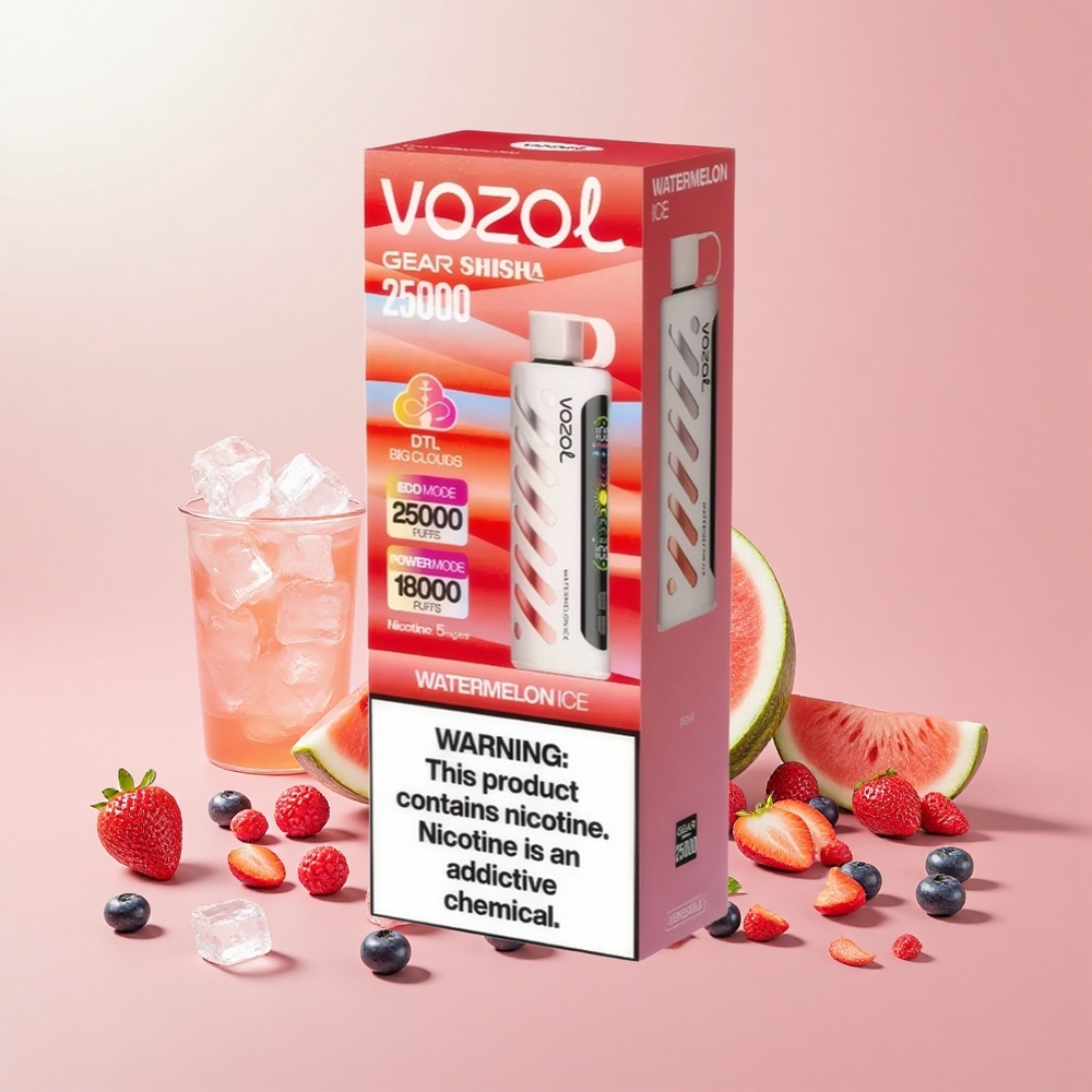 VOZOL Gear Shisha 25000 Puffs Dual Mesh Vízdinnye Jég
