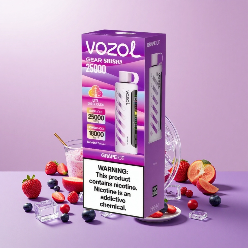 VOZOL Gear Shisha 25000 S.iL.C Tech Duális Mód Jégbor Fagylalt