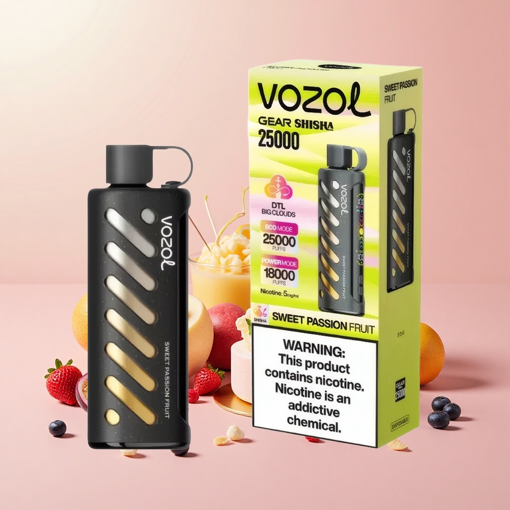 VOZOL Gear Shisha 25000 S.i.L.C Tech Kettős Mód Szenvedélyes Gyümölcs