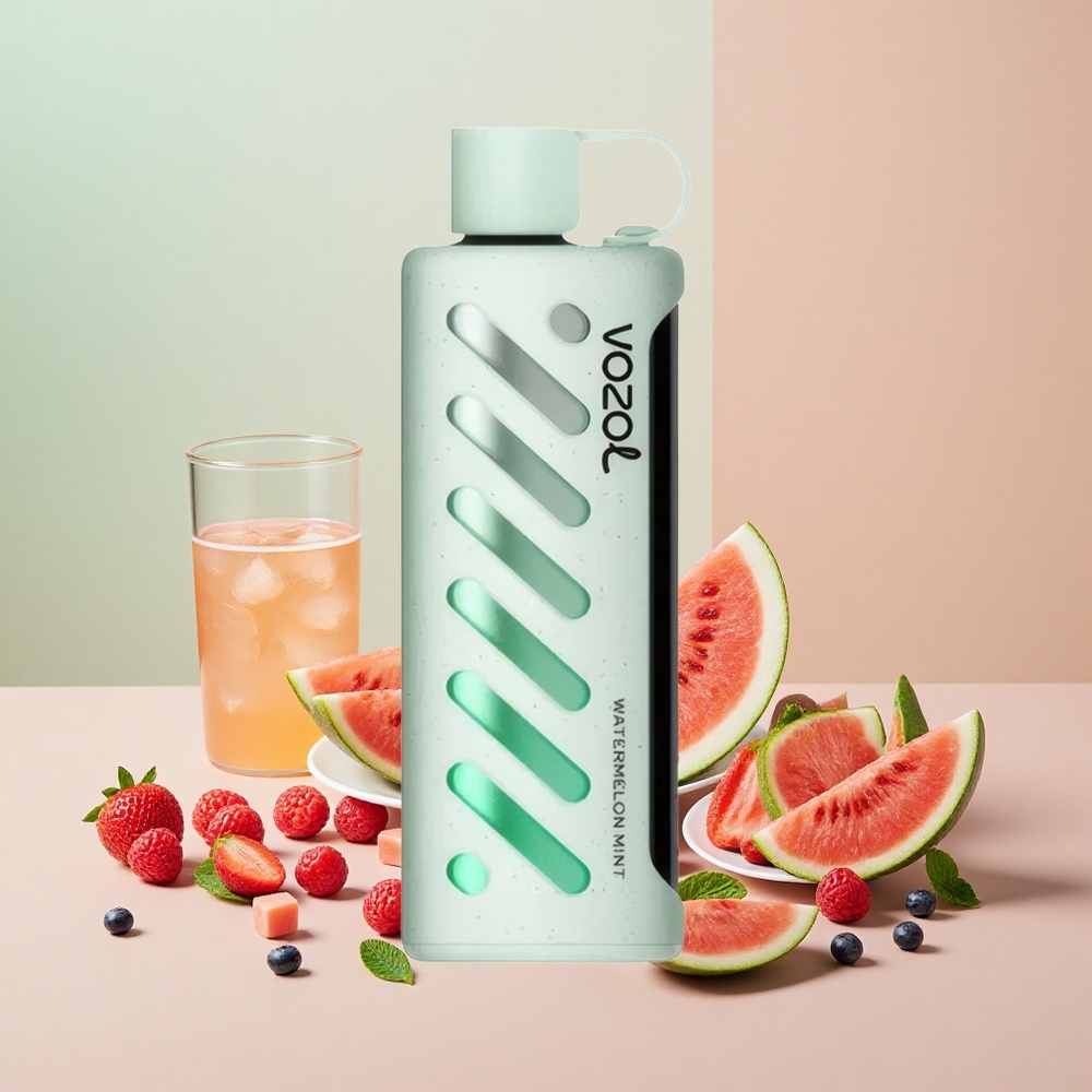 VOZOL Gear Shisha 25000 Száj Dual Mesh Dinnye Menta