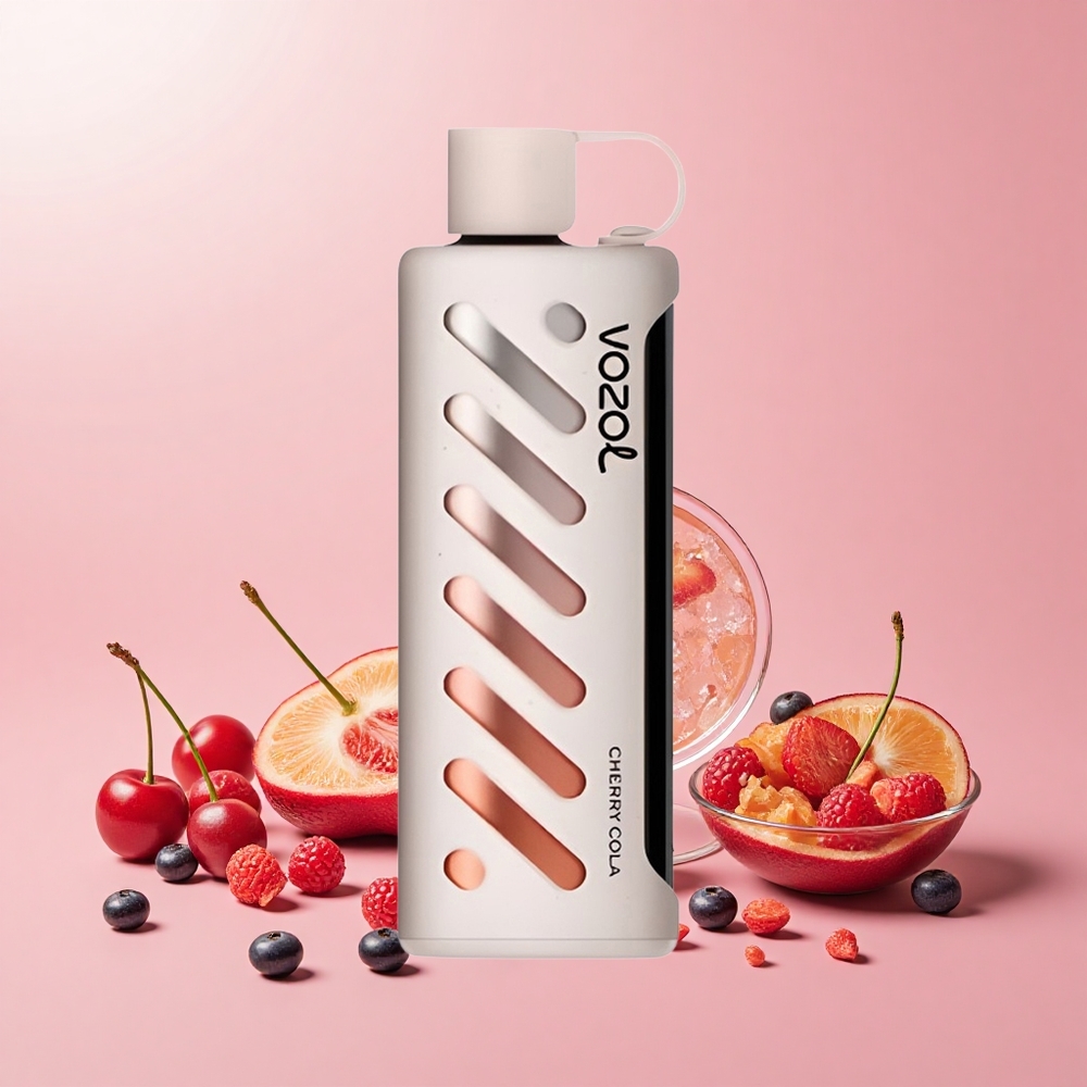 VOZOL Gear Shisha 25000 Szívás S.i.L.C Tech Duális Málna Mód Cseresznye Kóla
