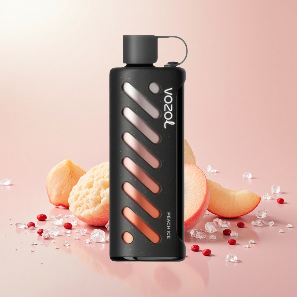 VOZOL Gear Shisha 25000 SziL Tech Kettős Mód 1000mAh Őszibarack Jég