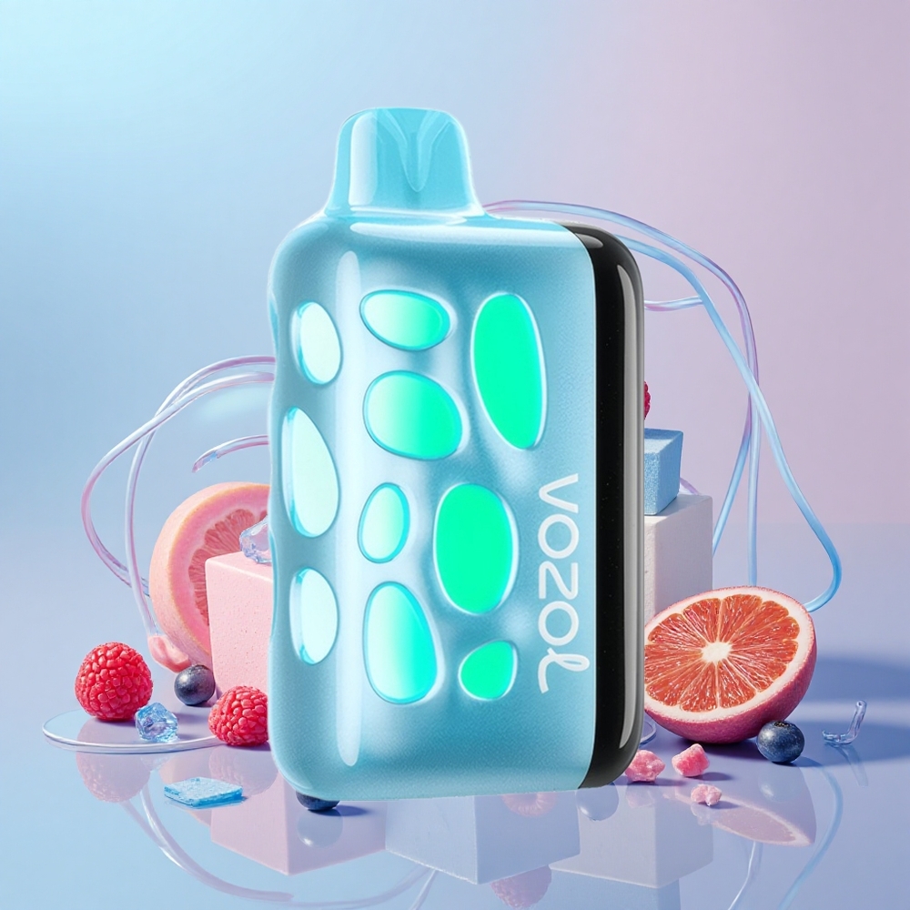 VOZOL RAVE 40000 270 fokos Glow Partimód Kék Áfonya Jég
