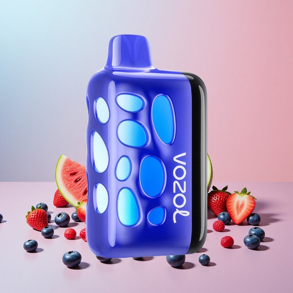 VOZOL RAVE 40000 Beat-Synced 270 Fény 1000mAh Áfonya Görögdinnye