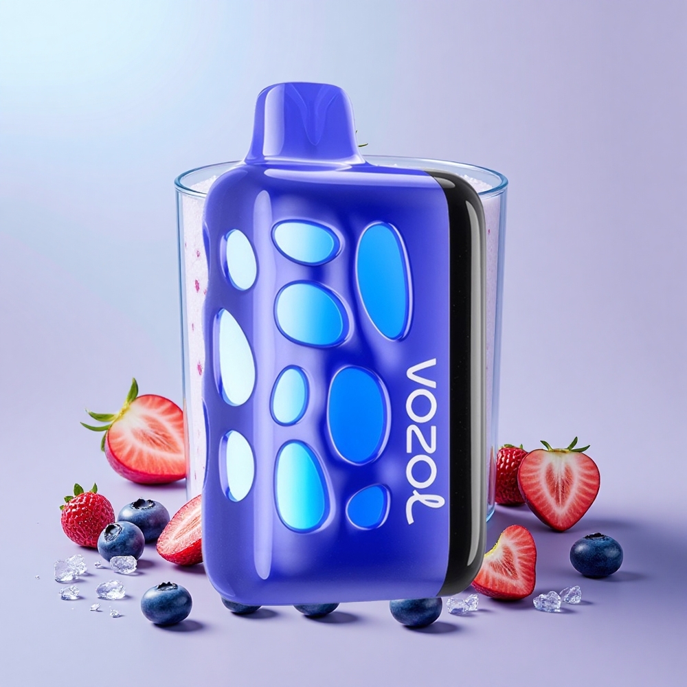 VOZOL RAVE 40000 Puff Vibráns Glow Parti Mód Megafény 1000mAh Áfonya Jég
