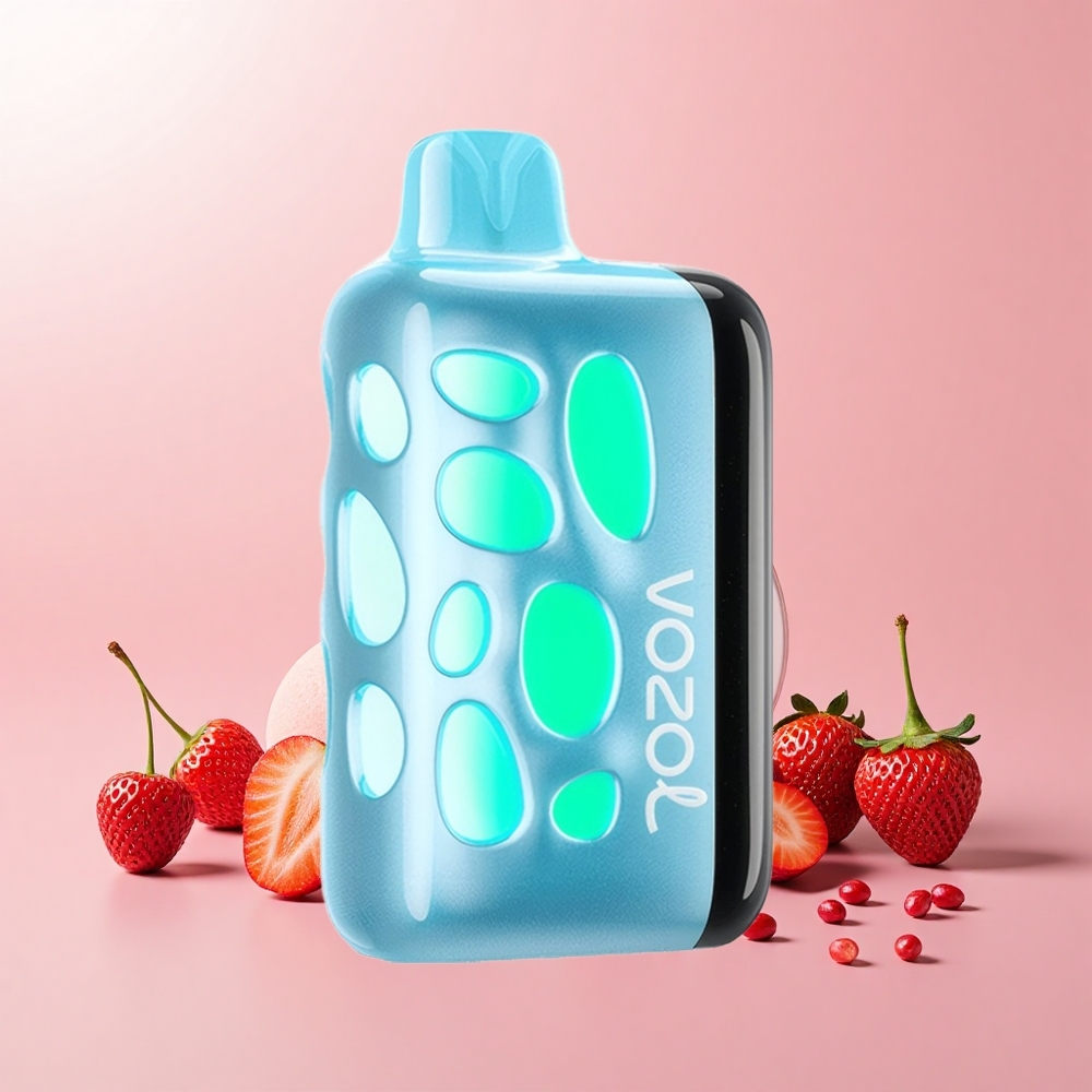 VOZOL RAVE 40000 Vibráns Cseresznye Eper Parti mód 1000mAh