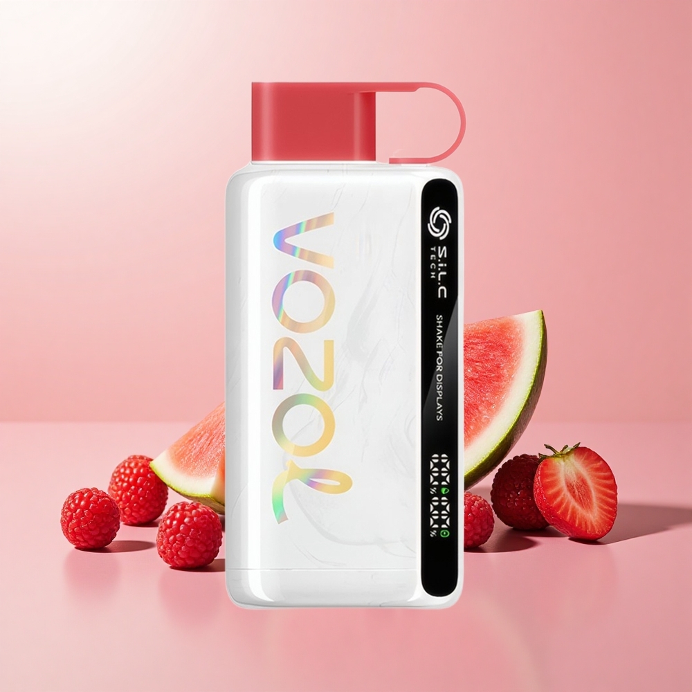 VOZOL STAR 9000/12000 Málna Görögdinnye Shake Display S.i.L.C TECH 650mAh