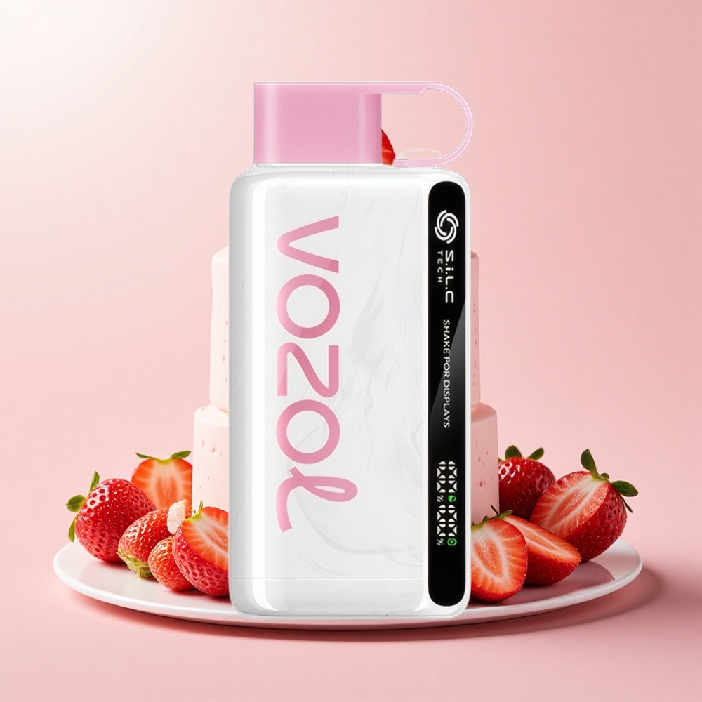 VOZOL STAR 9000/12000 Megújított Eper Jégkrém Shake Tech 650mAh 30% Gyors