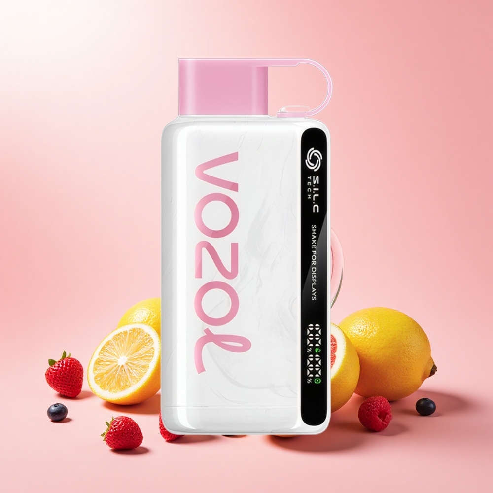 VOZOL STAR 9000/12000 Rázás Kijelző S.i.L.C TECH 50mg Rózsaszín Limonádé